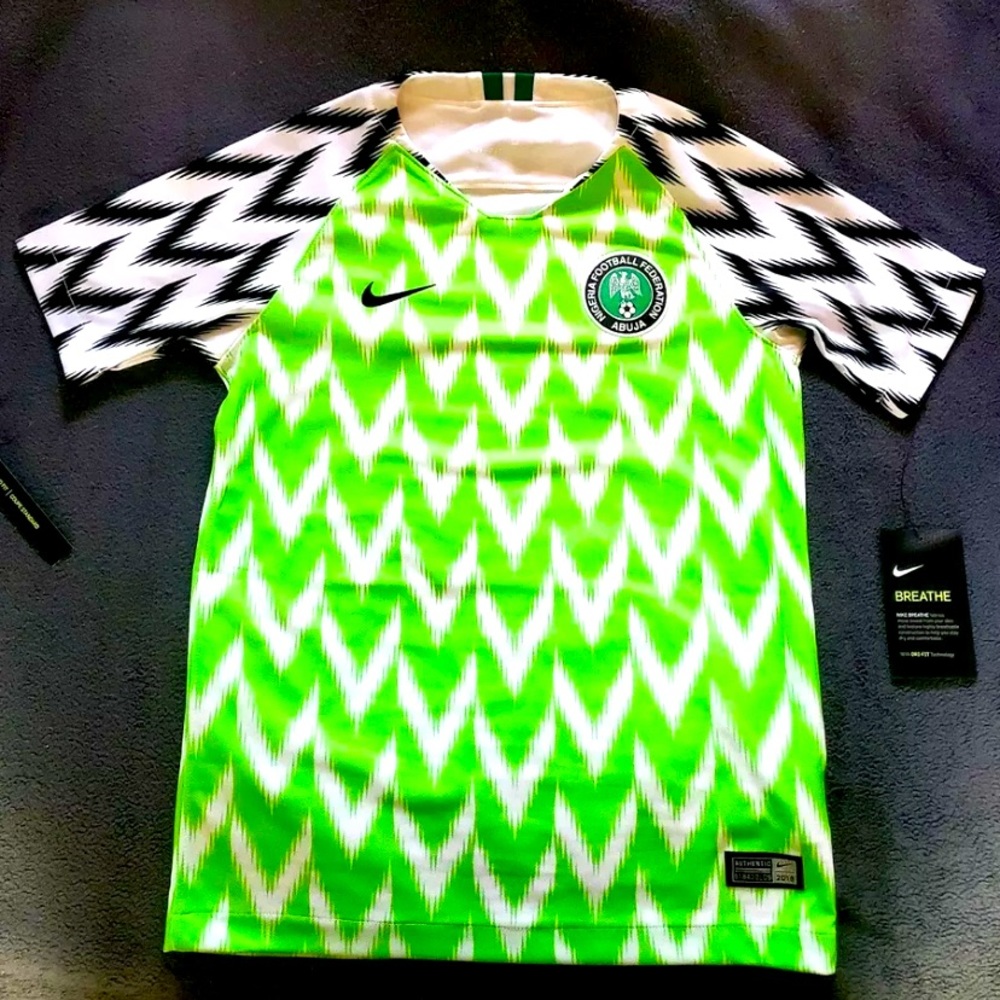 Youth Nike Nigeria Soccer jersey sz M